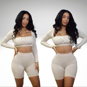 Nude two piece set